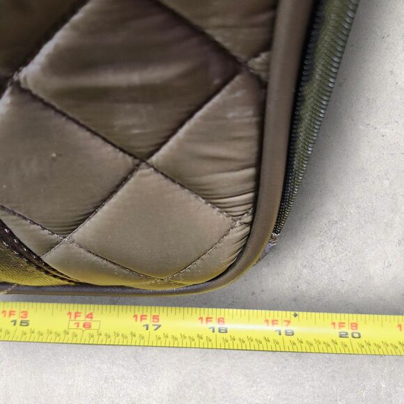 Joan & David Quilted Olive Green Pet Carrier Travel Bag Sherpa Pad Small Animal - Picture 12 of 14
